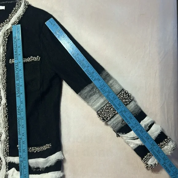 diane von furstenberg black cardigan